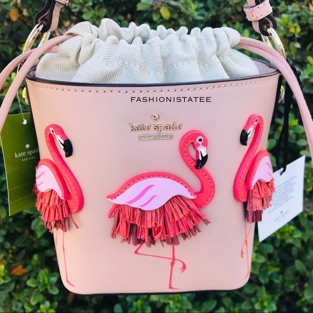 Kate spade flamingo pippa Vellum Wallet Coin set - Picture 3 of 8